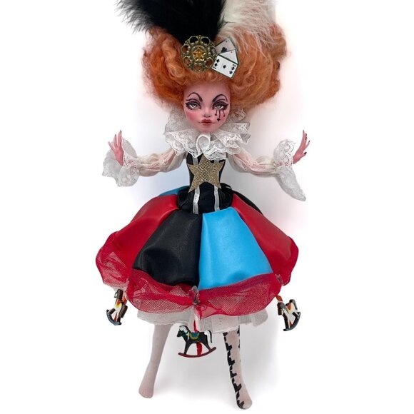 OOAK Monster High Repaint Art Doll Circus Performer Draculaura - Picture 1 of 12